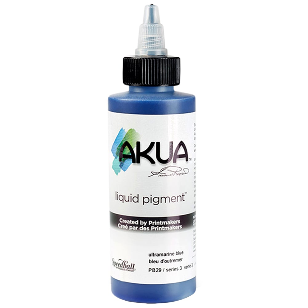 Speedball Akua Ultramarine Blue Liquid Pigment 118ml Image