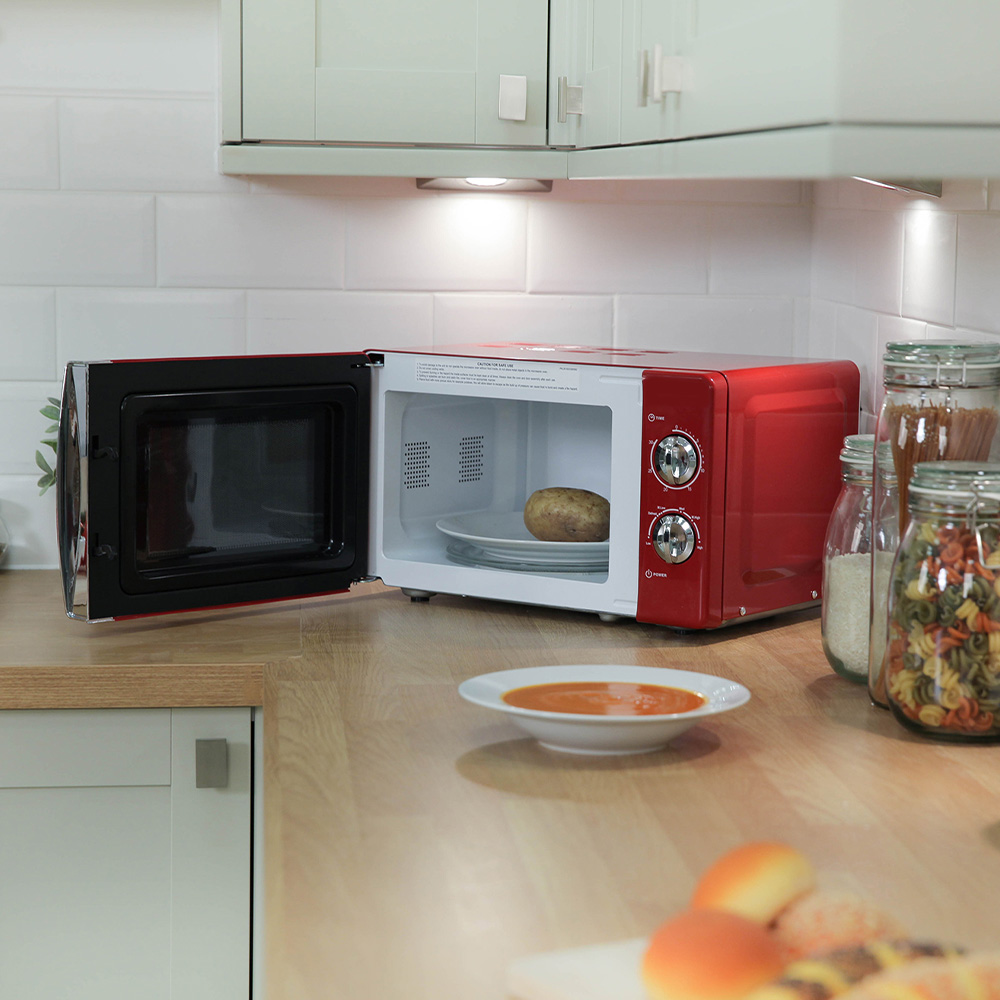 Russell Hobbs RHMM701R-N Red 17L Colours Plus Manual Microwave 700W Image 6