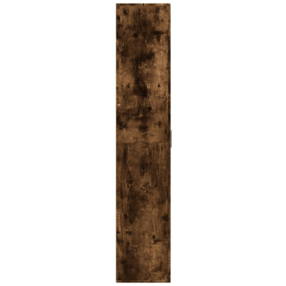 vidaXL 2 Door Smoked Oak High Cabinet Image 4