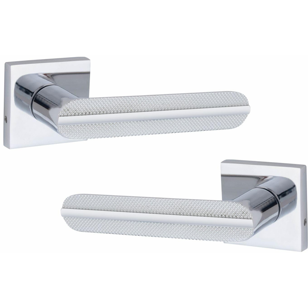 Golden Grace Polished Chrome Modern Lima Handle Set 6 Pack Image 3