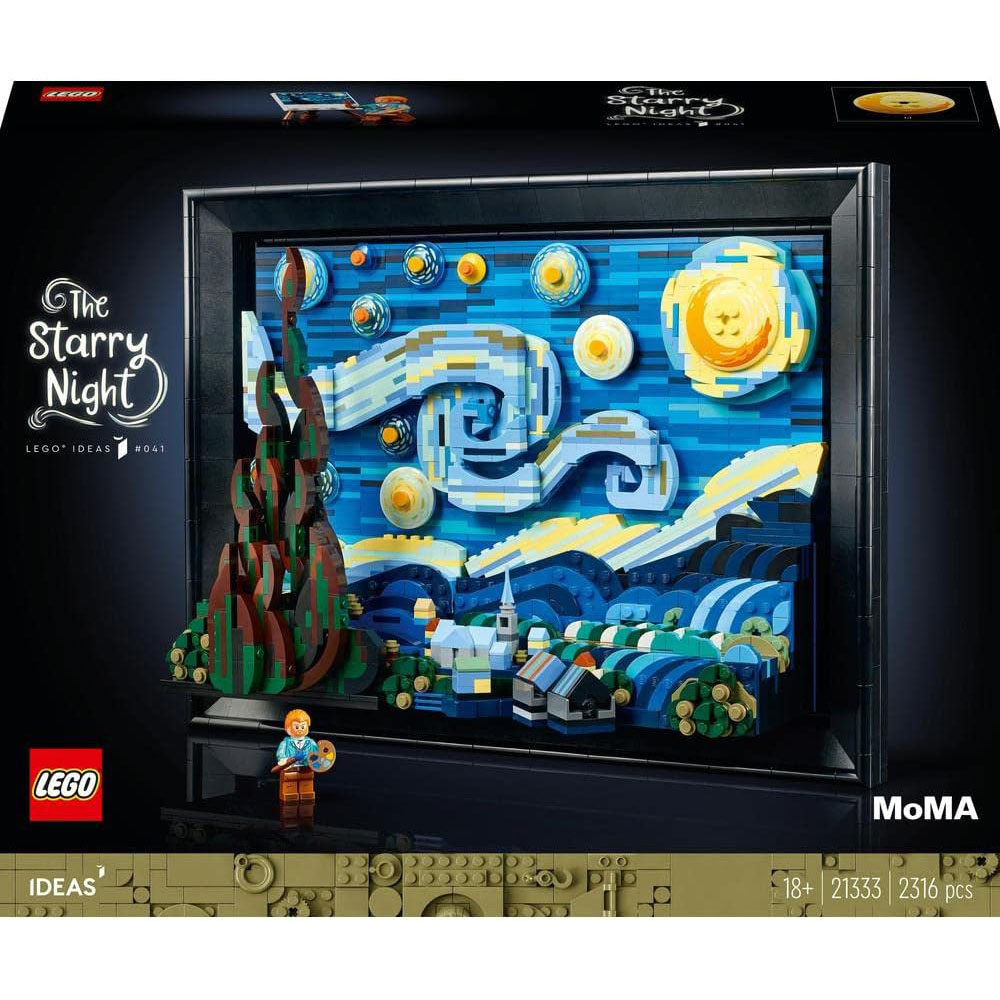 LEGO Vincent Van Gogh The Starry Night Building Kit Image 1