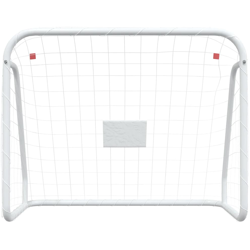 vidaXL White Football Goal Net 2 x 4ft Image 2
