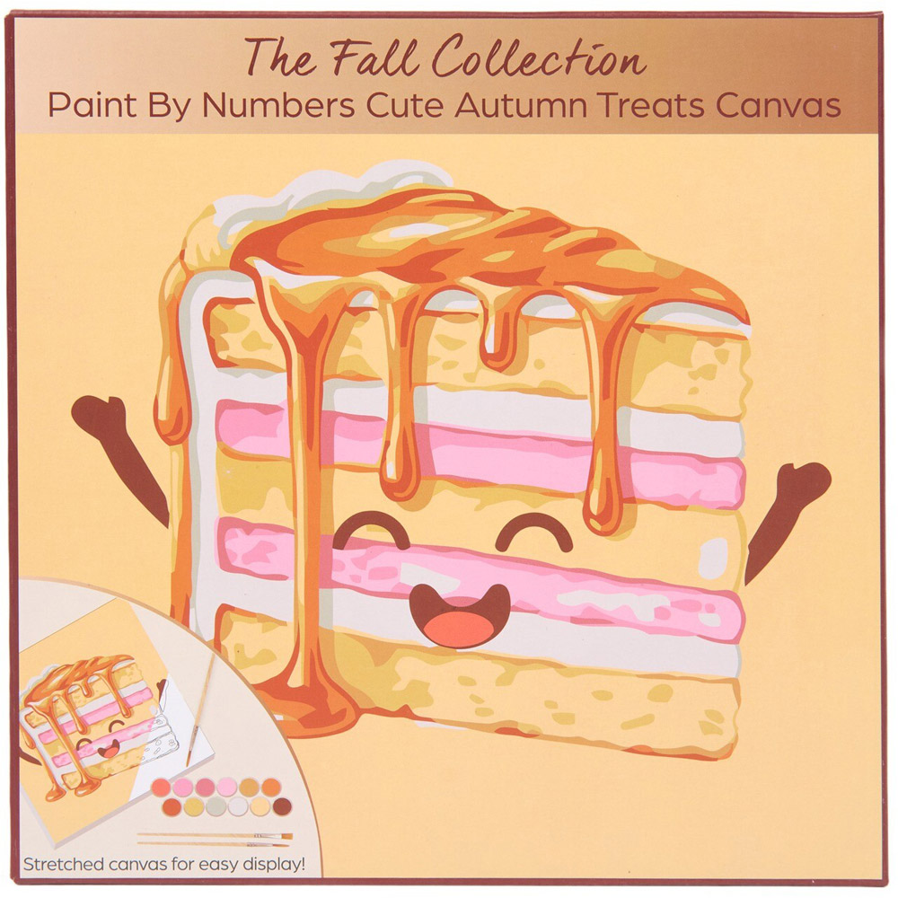 Paint By Numbers Cute Autumn Treats Canvas Kit Image 6