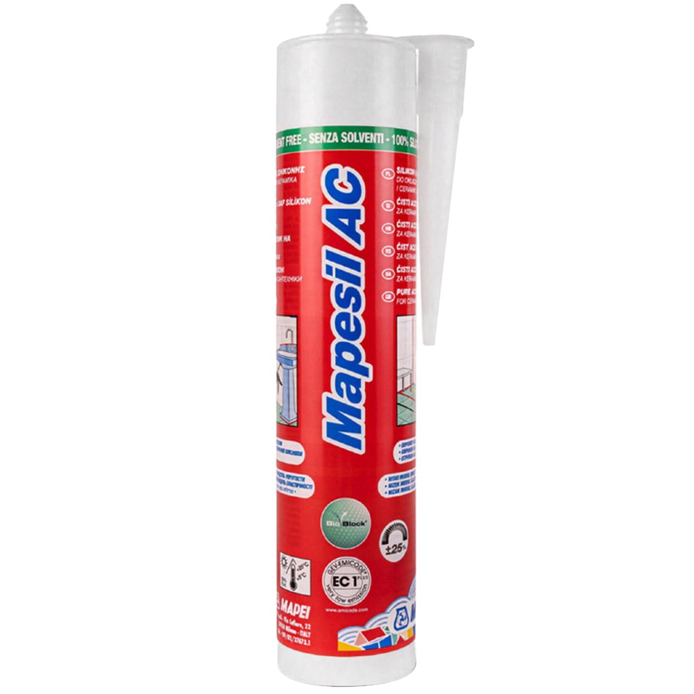 MAPEI Mapeisil AC 144 Chocolate Silicone Sealant 310ml Image 1