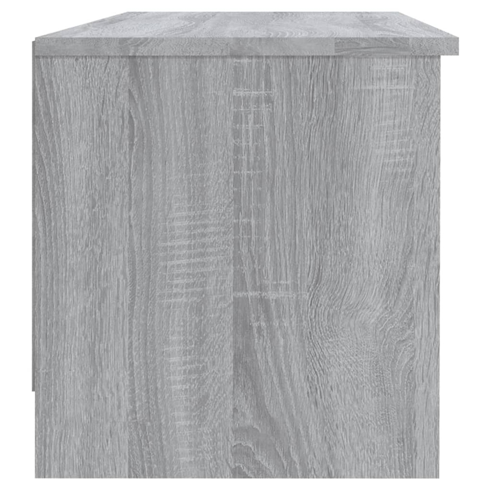 vidaXL Single Door 4 Shelf Grey Sonoma TV Cabinet Image 6