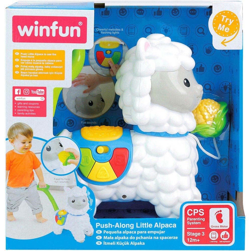 Winfun Push Along Little Alpaca Image 2