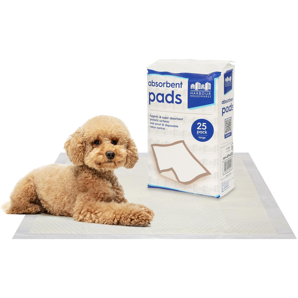Harbour Housewares Disposable Puppy Training Pad 60 x 60cm 25 Pack Image 3
