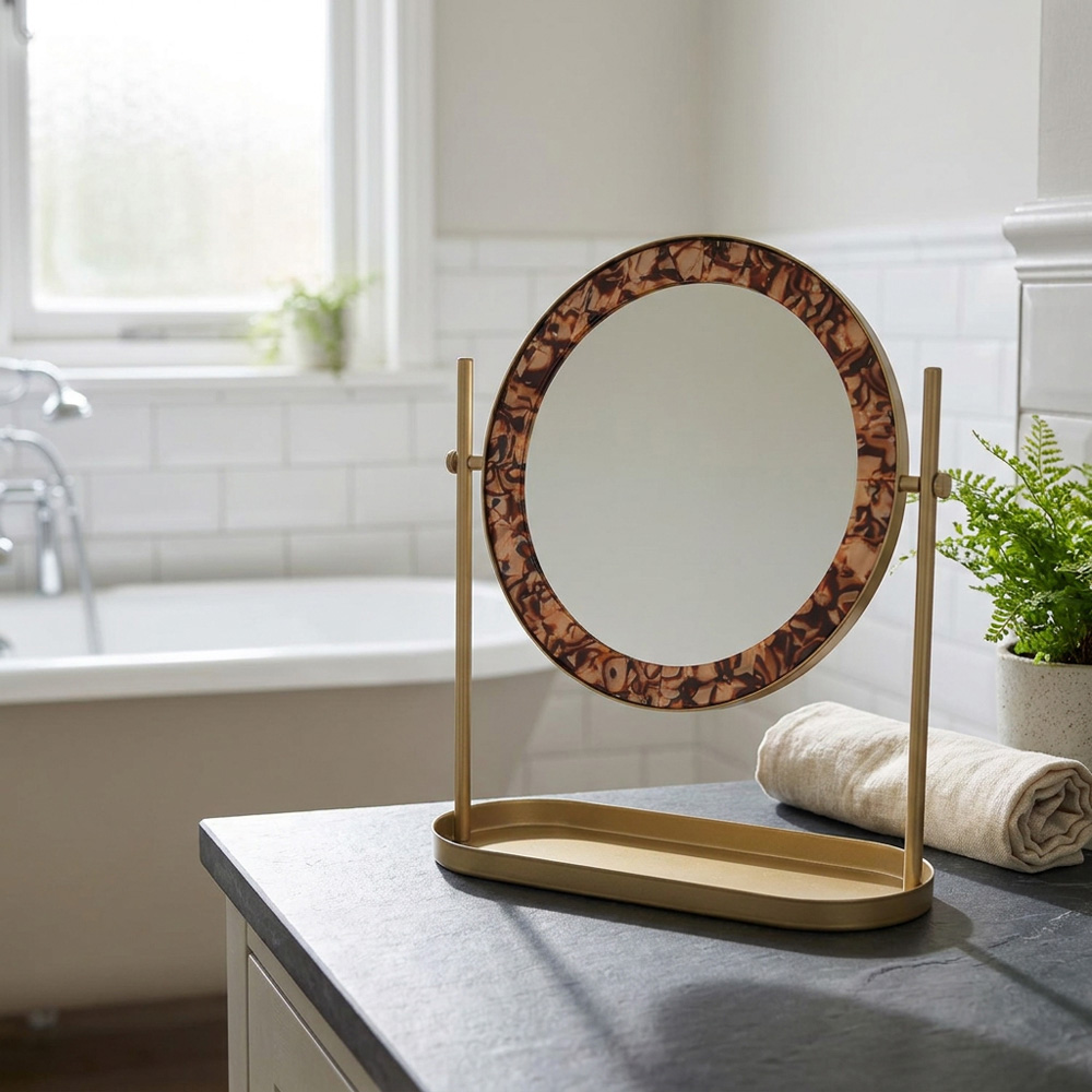 Tortoiseshell Desktop Mirror Image 6
