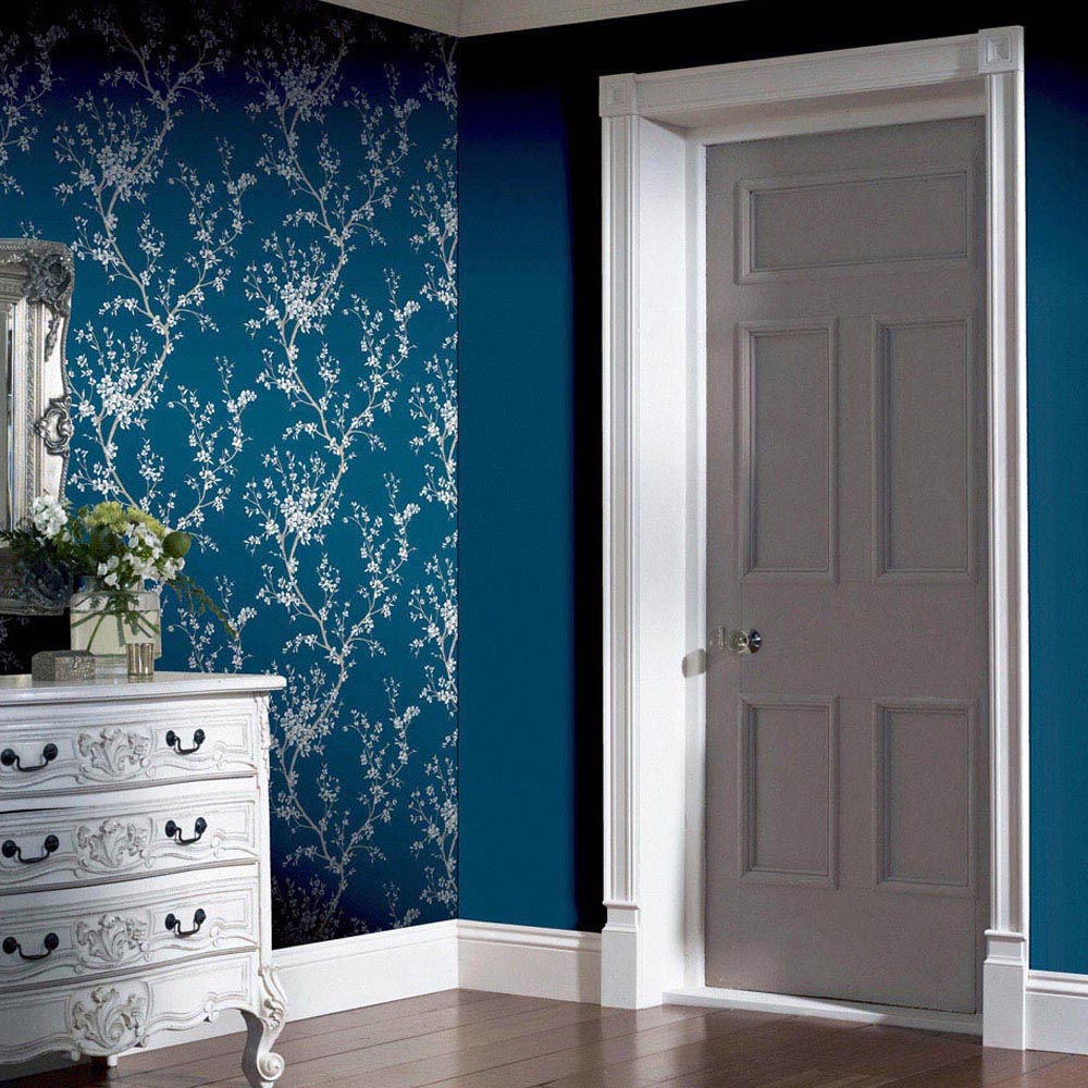 Arthouse Oriental Trail Teal Wallpaper Image 5