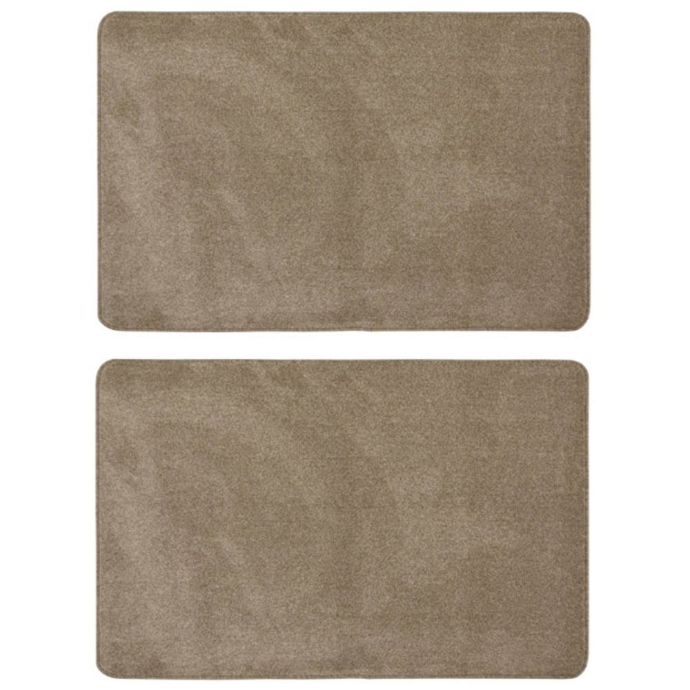 Melrose Relay Latte Mat 50 x 80cm 2 Pack Image 1