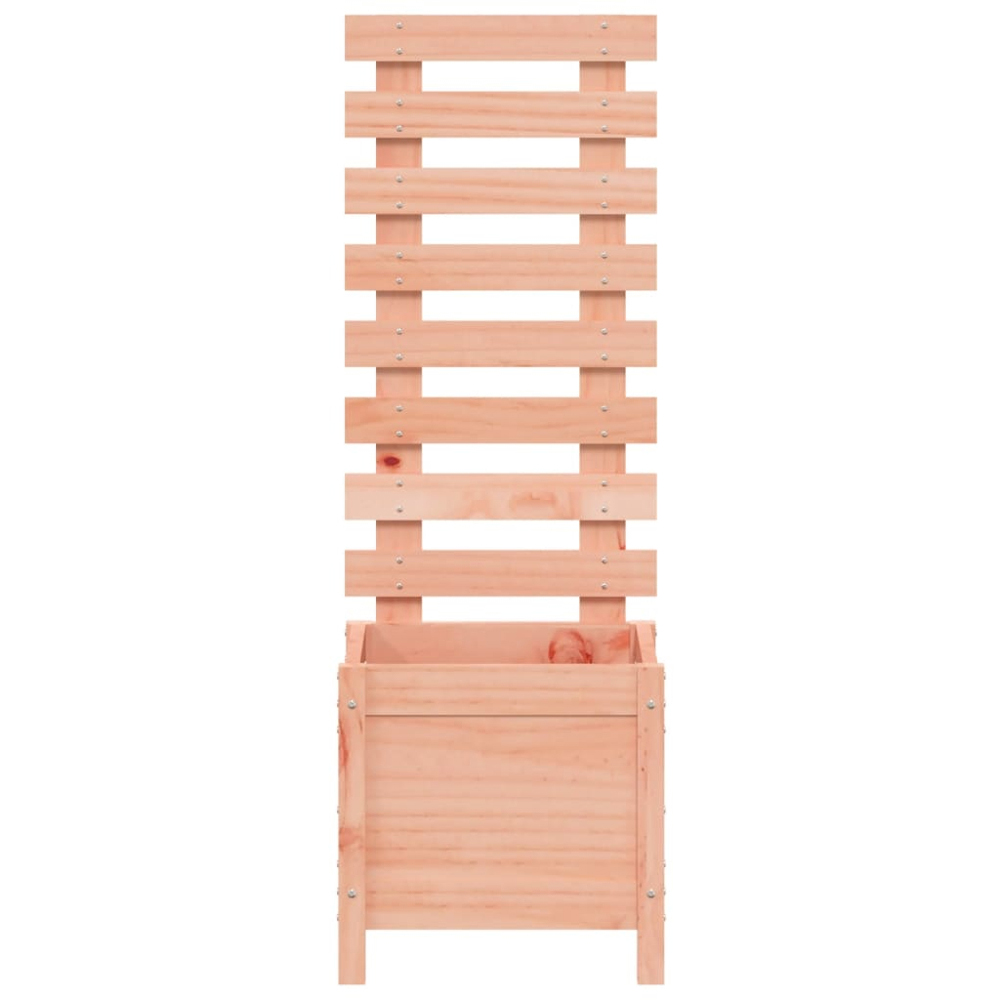 vidaXL Natural Solid Douglas Wood Garden Planter with Rack 114 x 39 x 39.5cm Image 4