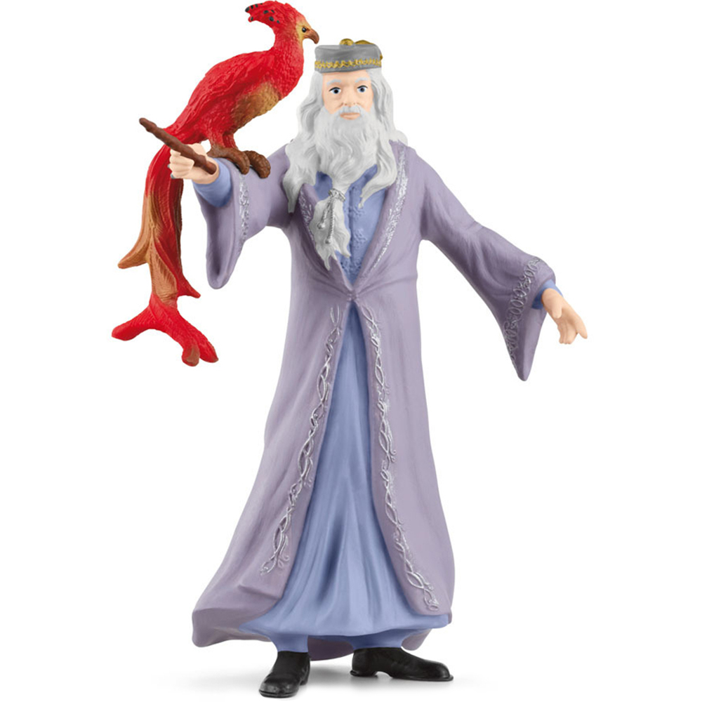 Schleich Wizarding World Albus Dumbledore and Fawkes Toy Figure Set Image 1