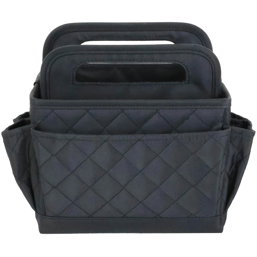 Everything Mary EVM14496-1 Quilted Black Collapsible Desktop Craft Organiser 20.3 x 15.2 x 21.6cm Image 3