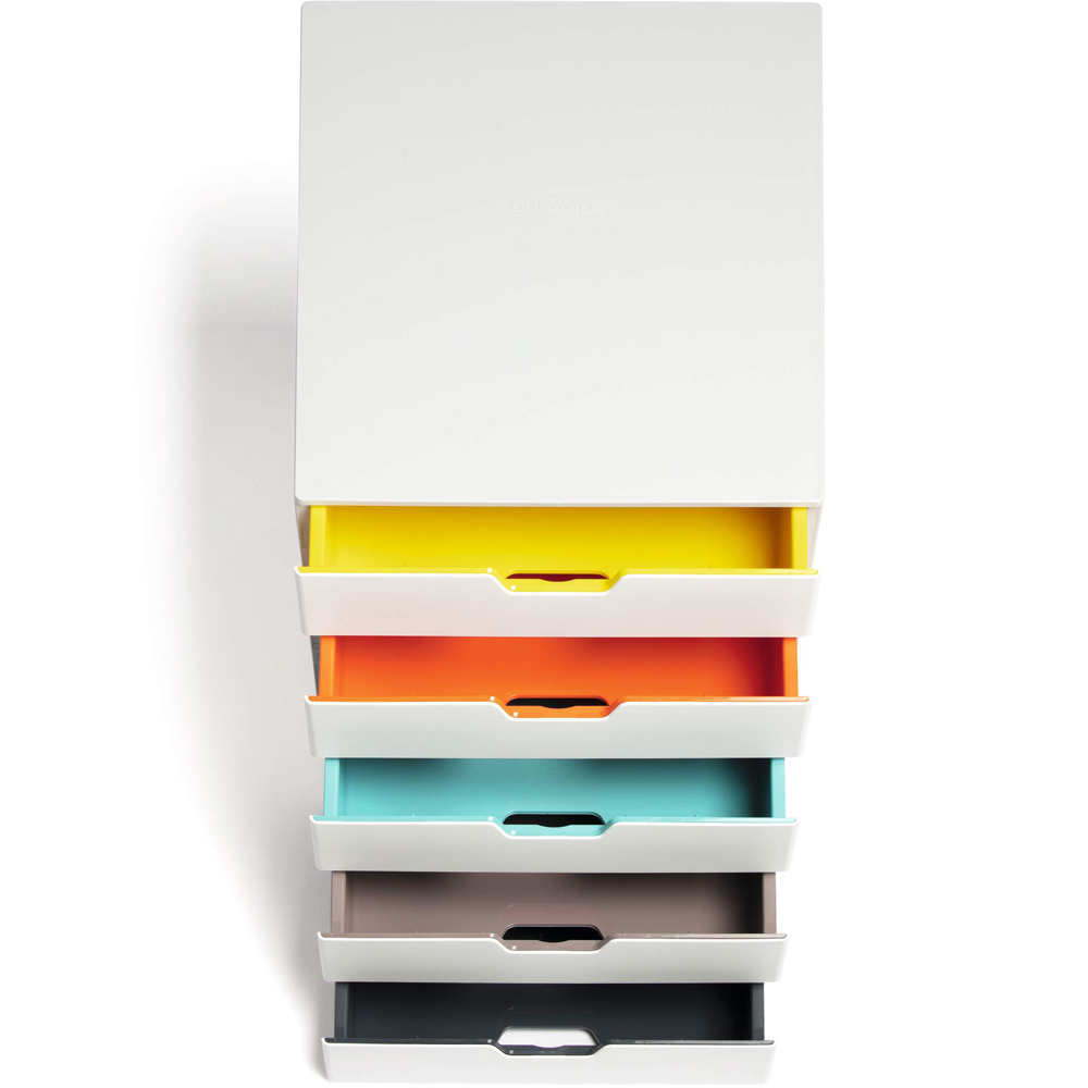 Durable VARICOLOR MIX A4+ 5 Drawer Colour Coded Desk Organiser Image 5