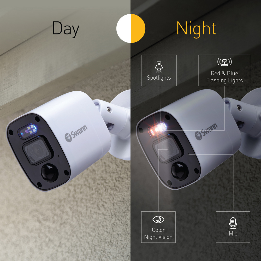 Swann 1080P Wired DVR CCTV HD Bullet Camera Kit 2 Pack Image 7