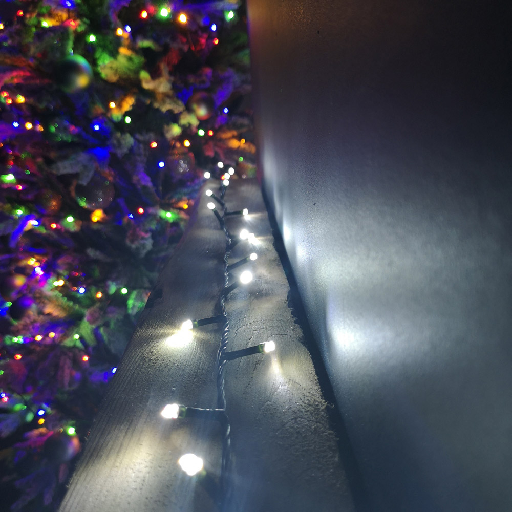Samuel Alexander 240 White or Multicolour LED Colour Changing String Lights Image 2