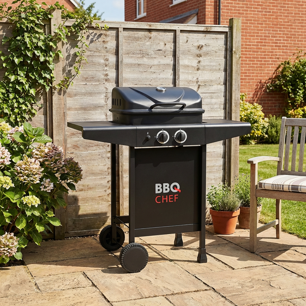 Charleston Black 2 Burner Gas BBQ Image 5