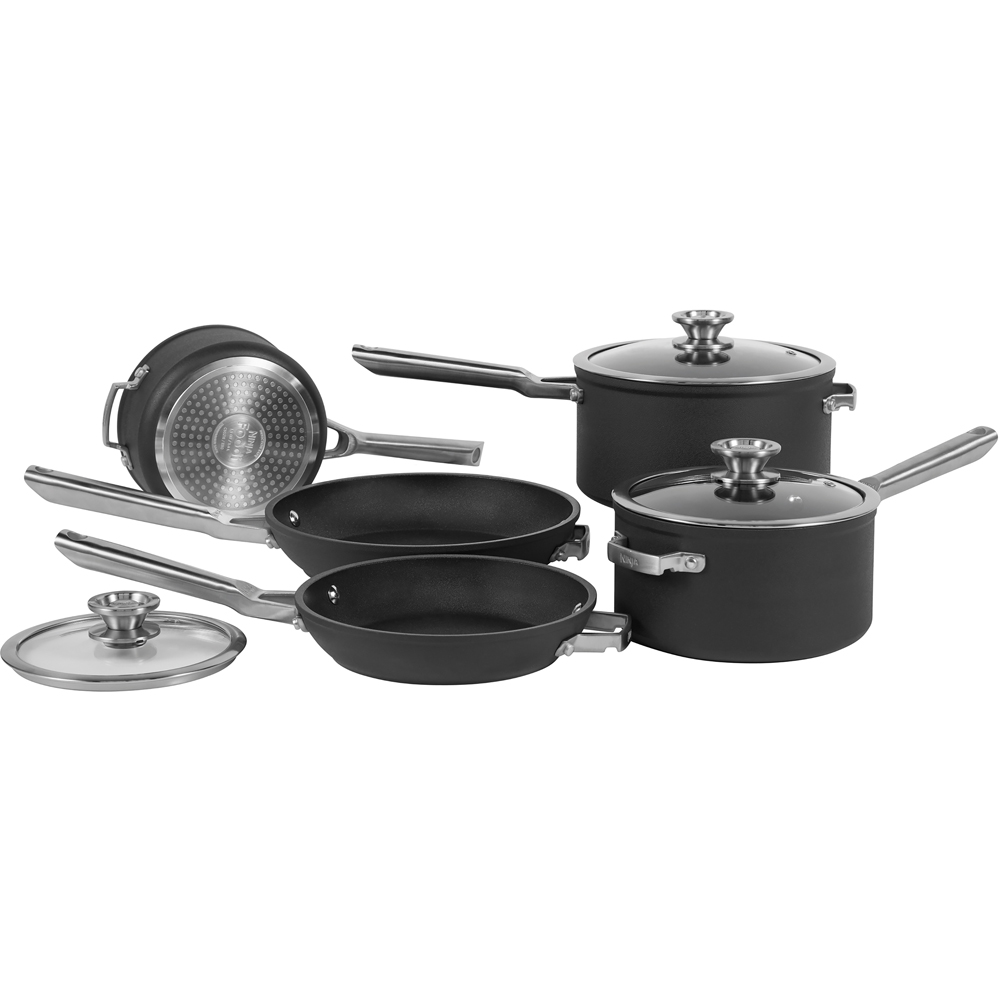 Ninja Foodi Zerostick 5 Piece Stackable Aluminium Pan Set Image 1