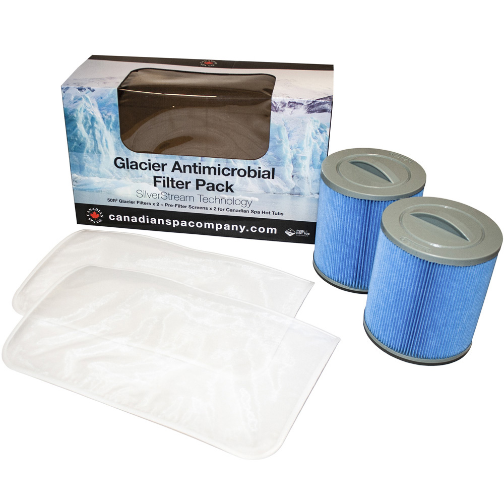Canadian Spa Company Antimicrobial Glacier Filter Set Image 1