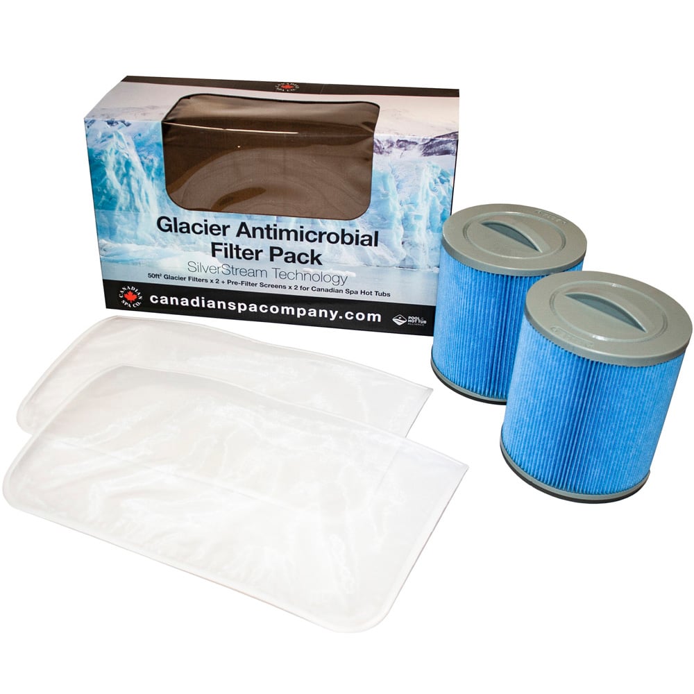 Canadian Spa Company Antimicrobial Glacier Filter Set Image 1