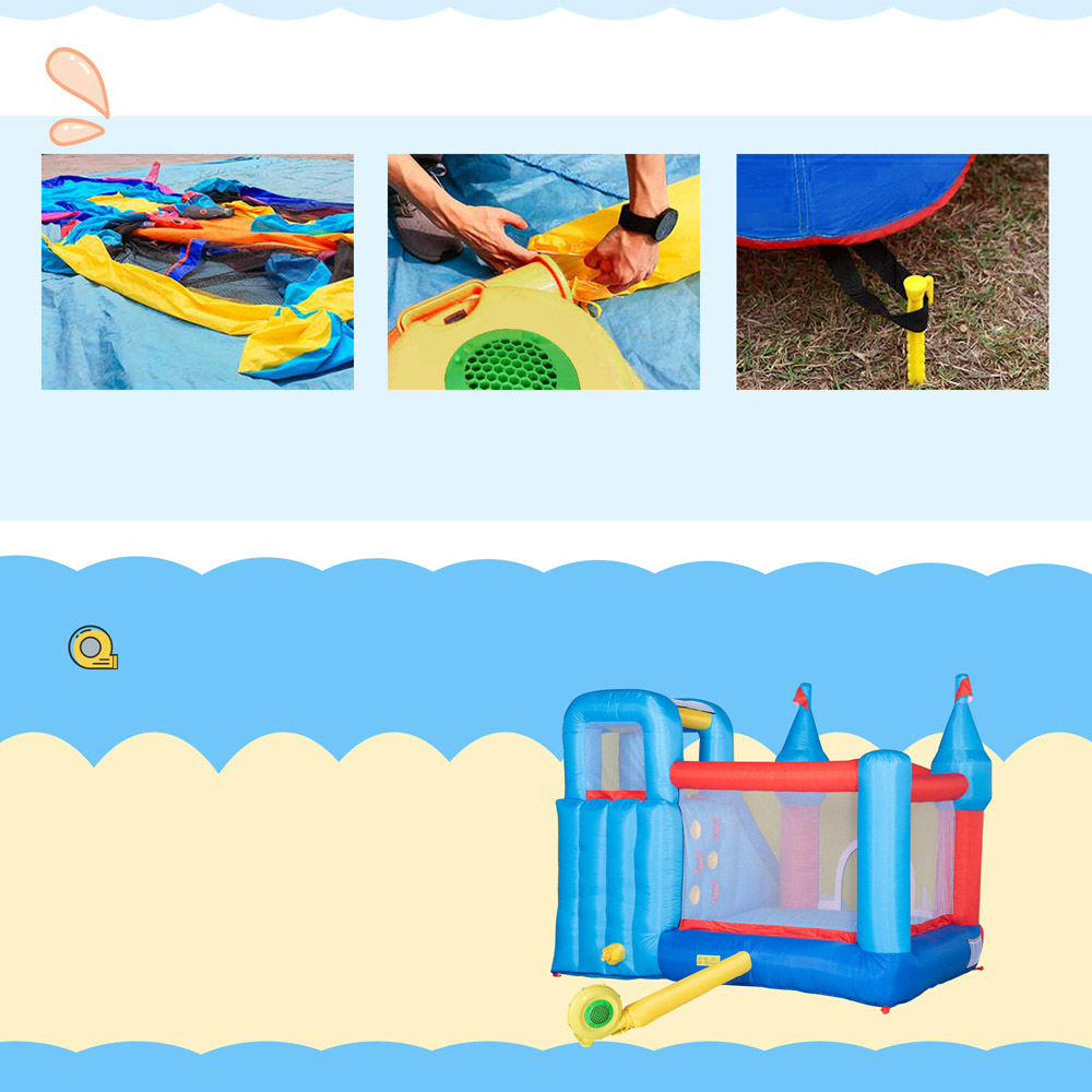 Outsunny 5-in-1 Bouncy Castle Image 2