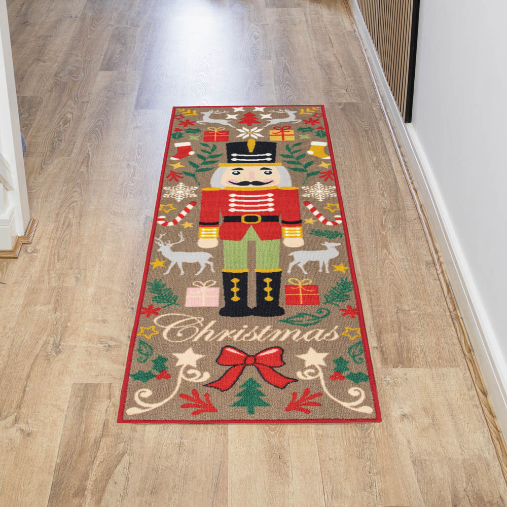 JVL Premium Scandi Christmas Nylon Pile Washable Runner 50 x 150cm Image 8