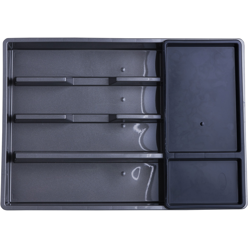 Moda 2 Tier Cutlery Tray Platinum Wilko