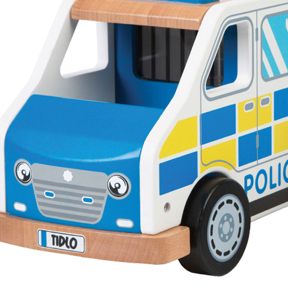 Tidlo Wooden Police Van Image 3