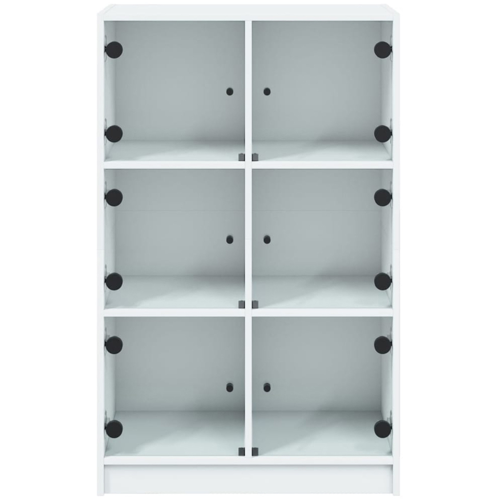 vidaXL 6 Door White Narrow Highboard Image 3