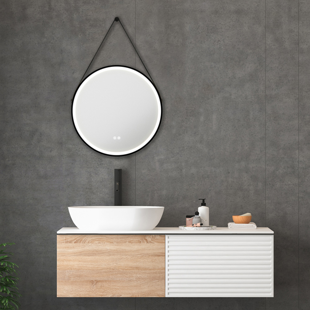 Sorrelis Valen Tunable LED Mirror with Black Trim 60cm Image 2
