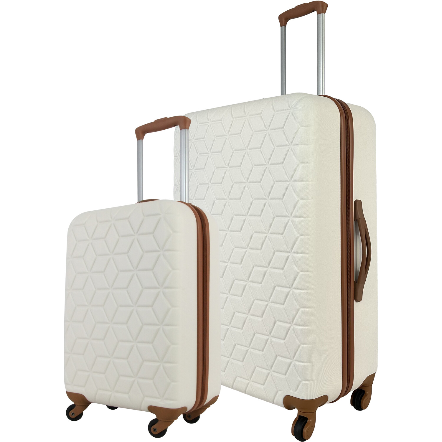 Swift Geo Suitcase - Cream / 2 Piece Image 1