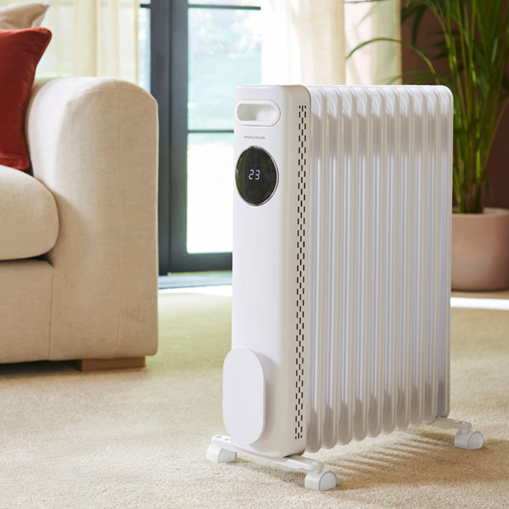 Morphy Richards White Digital Oil Filled Radiator 2500W Image 7