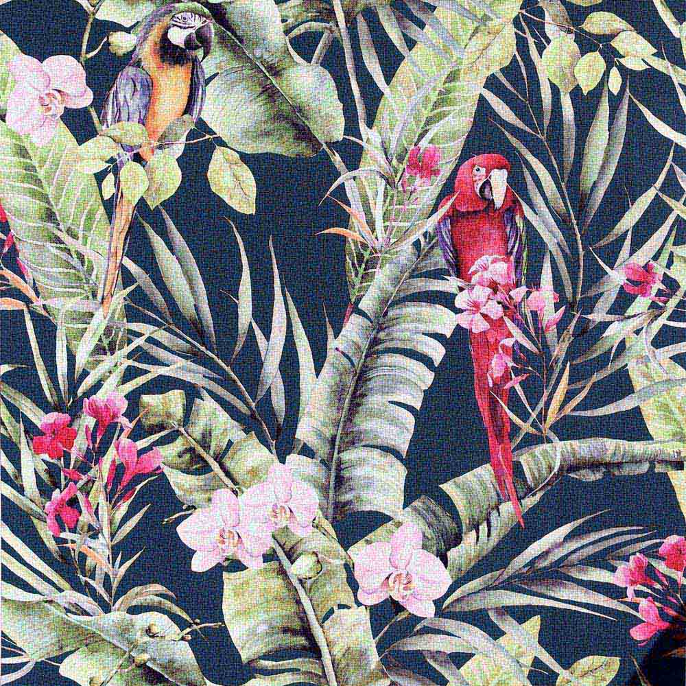 Arthouse Pretty Polly Navy Multi Wallpaper Image 1
