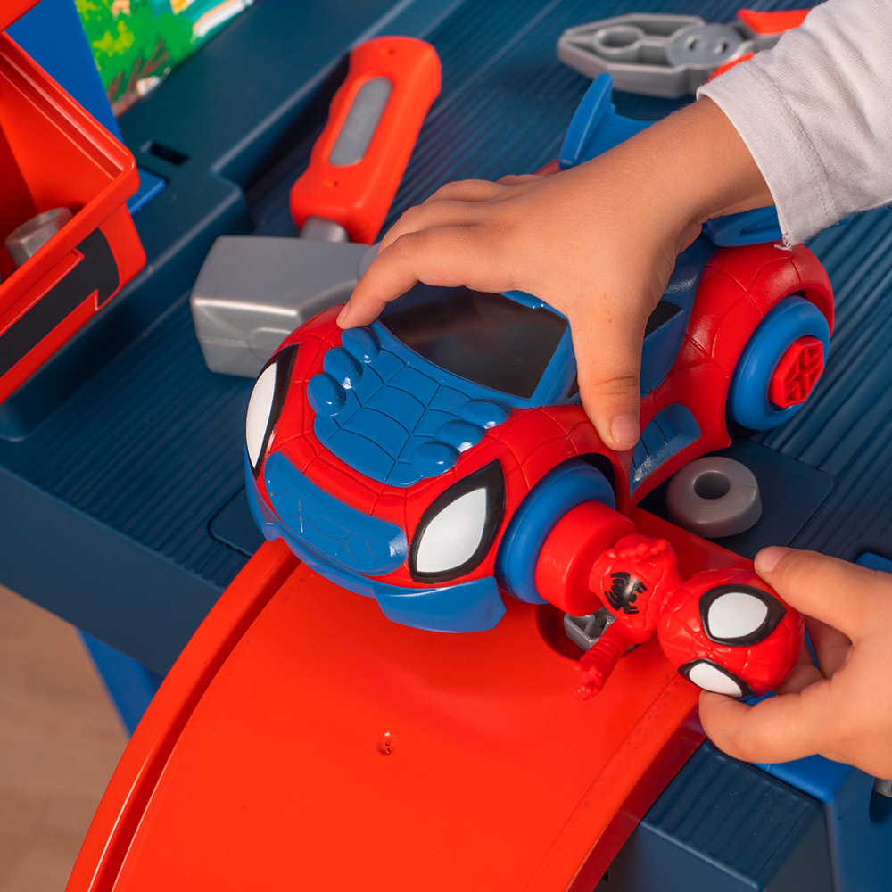 Smoby Spiderman Bricolo Handyman Workbench Playset Image 5