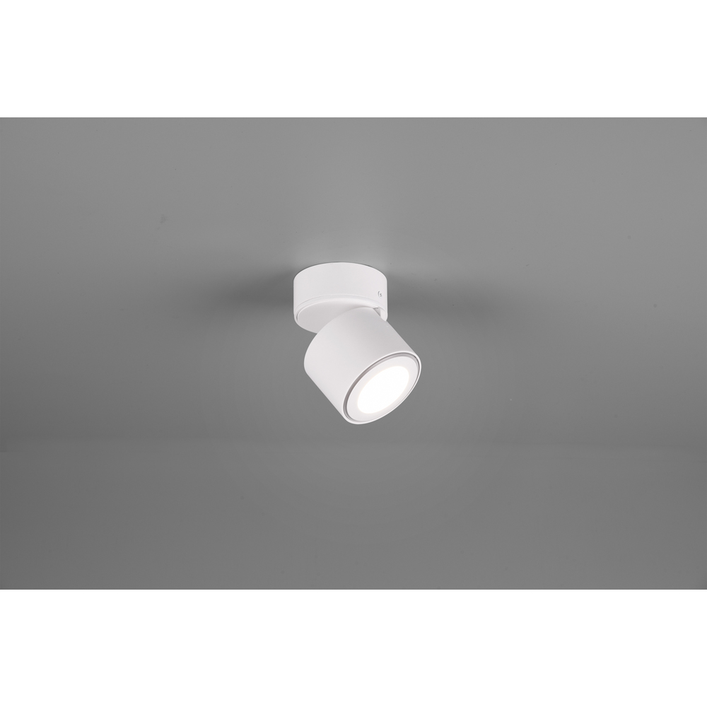 TRIO Taurus White Matt Integrated LED Ceiling Light Image 5