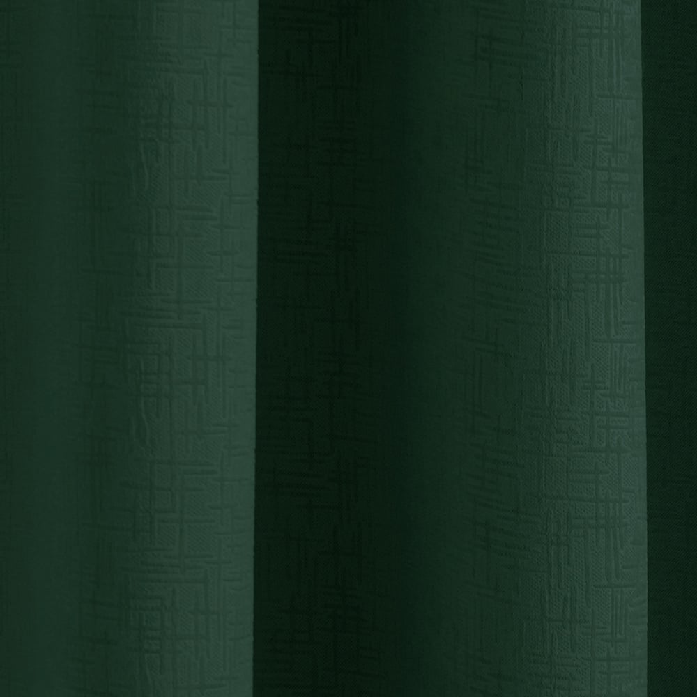 Enhanced Living Vogue Green Thermal Blackout Eyelet Readymade Curtains 117 x 229cm Image 2