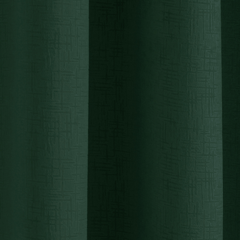 Enhanced Living Vogue Green Thermal Blackout Eyelet Readymade Curtains 117 x 183cm Image 2