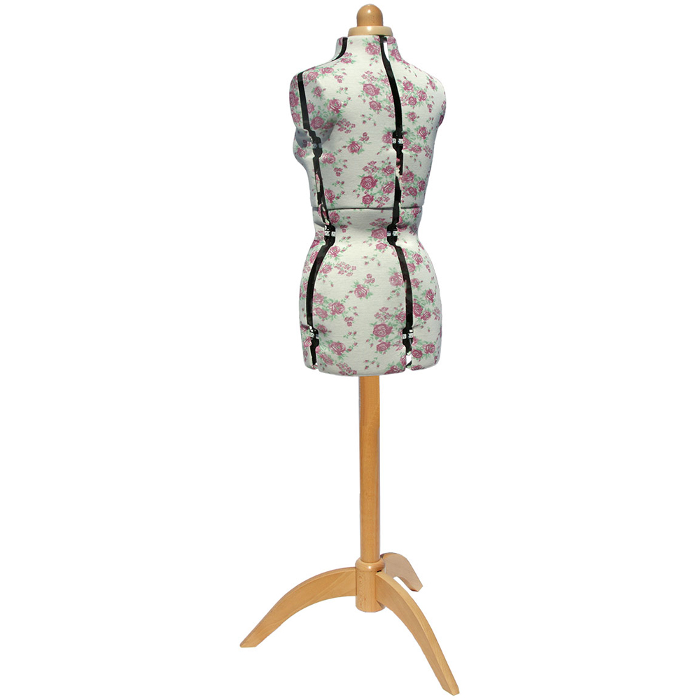 Sewing Online 5912A-2 Rosebuds Adjustable 8-Part Dressmakers Dummy with Hem Marker Small Image 5