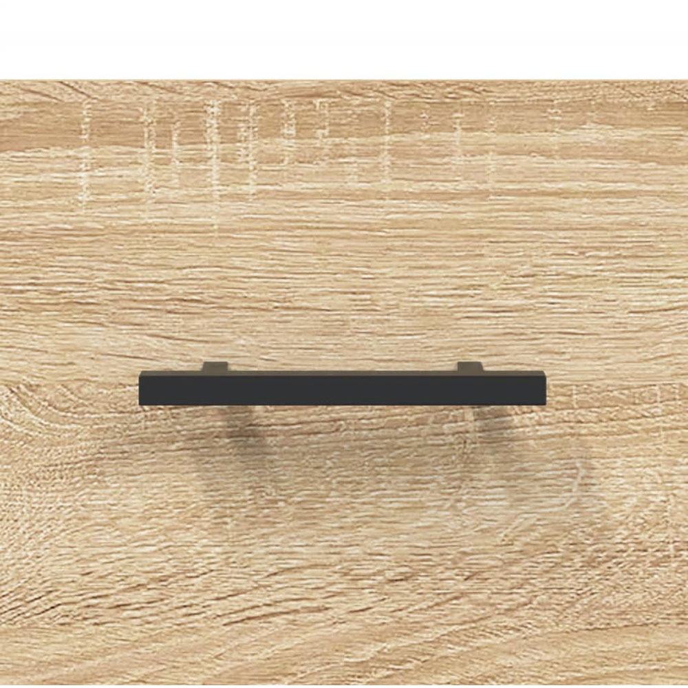 vidaXL 3 Drawer Sonoma Oak Small Sideboard Image 9