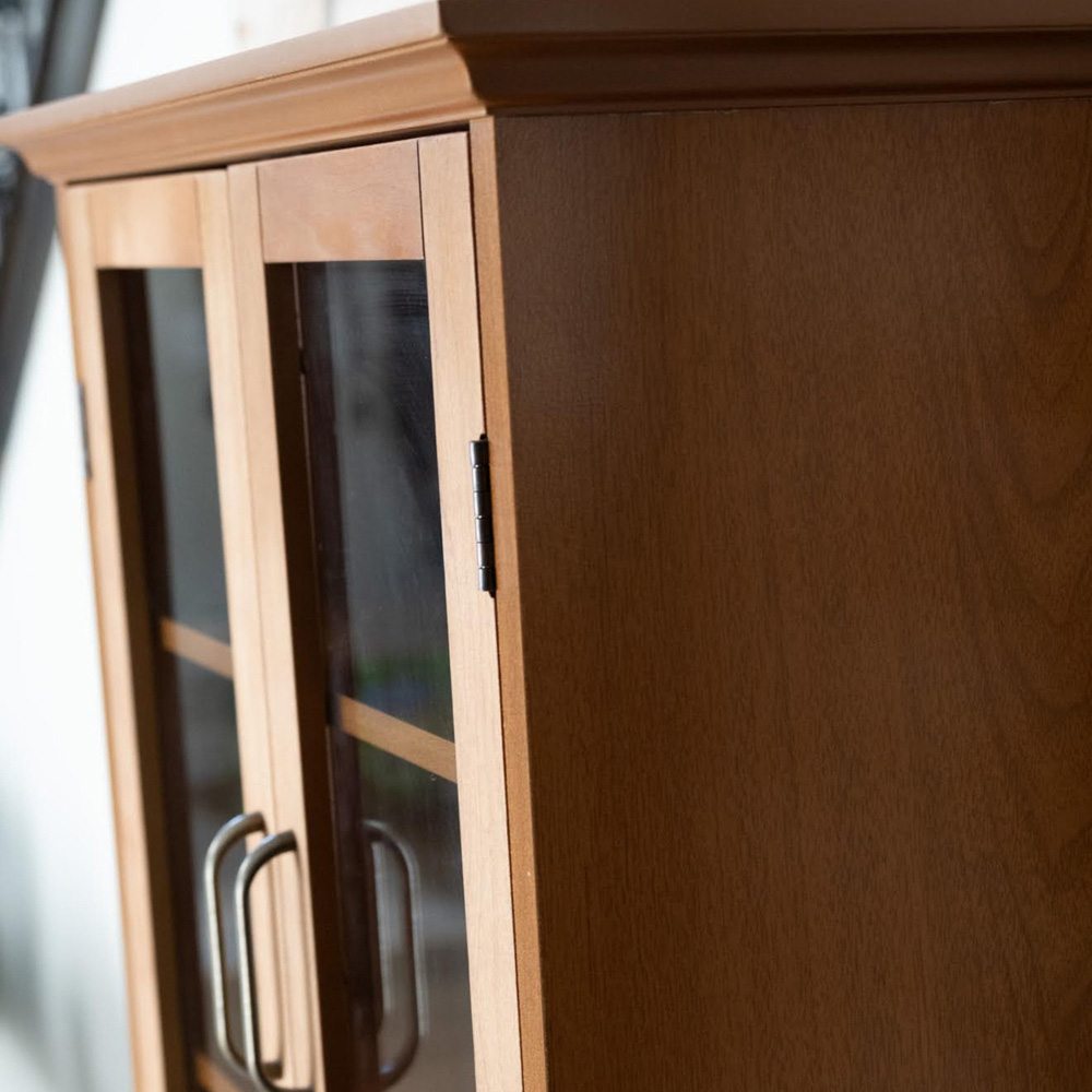 Teamson Home Avery 2 Door Oil Oak Removable Wall Cabinet Image 6