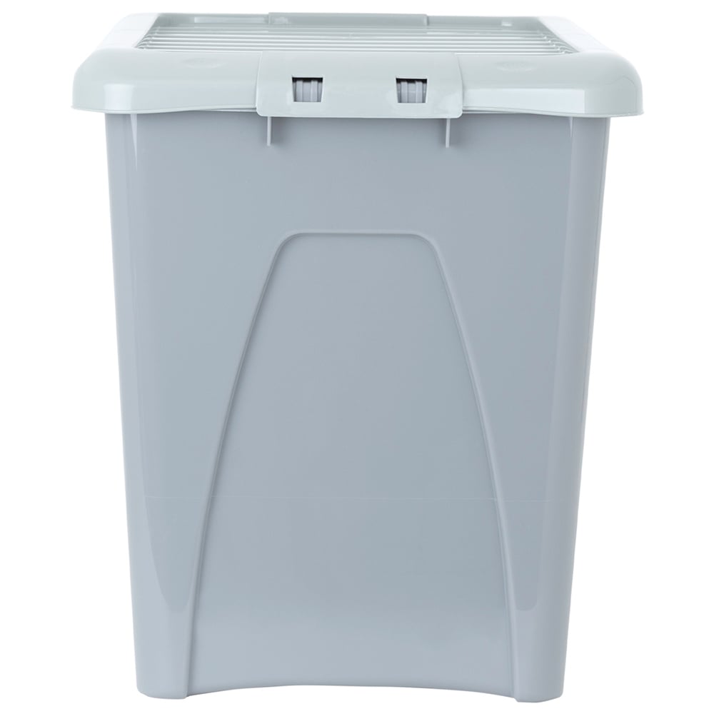 Wham 75L Soft Grey Home Upcycle Storage Box with Lid 2 Pack Image 3