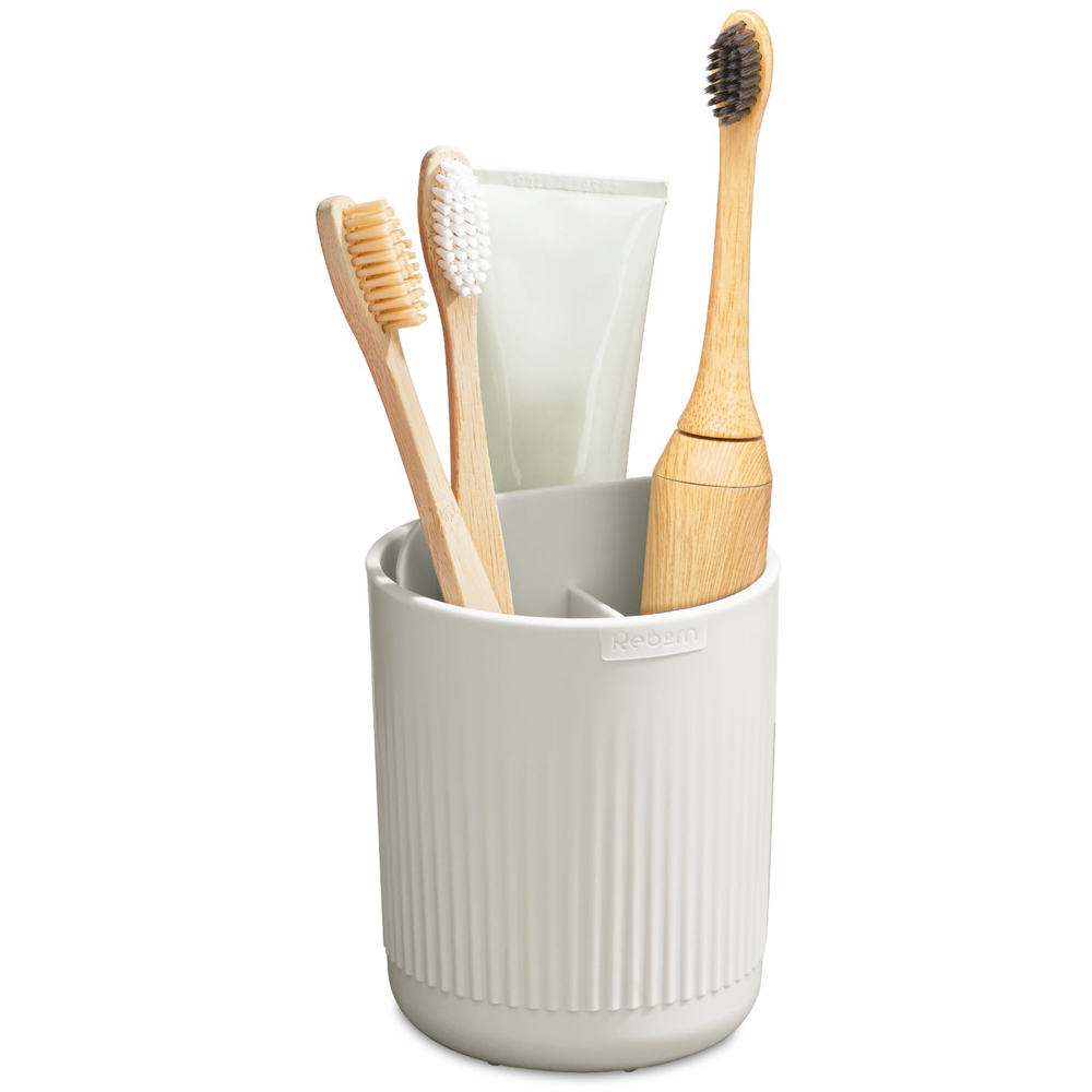 ReBorn Stone Effect Recycled Plastic Toothbrush Holder Image 3