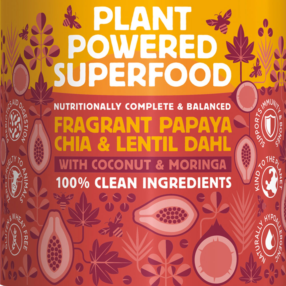 Hownd Papaya & Lentil Dahl Dog Food 375g Image 3
