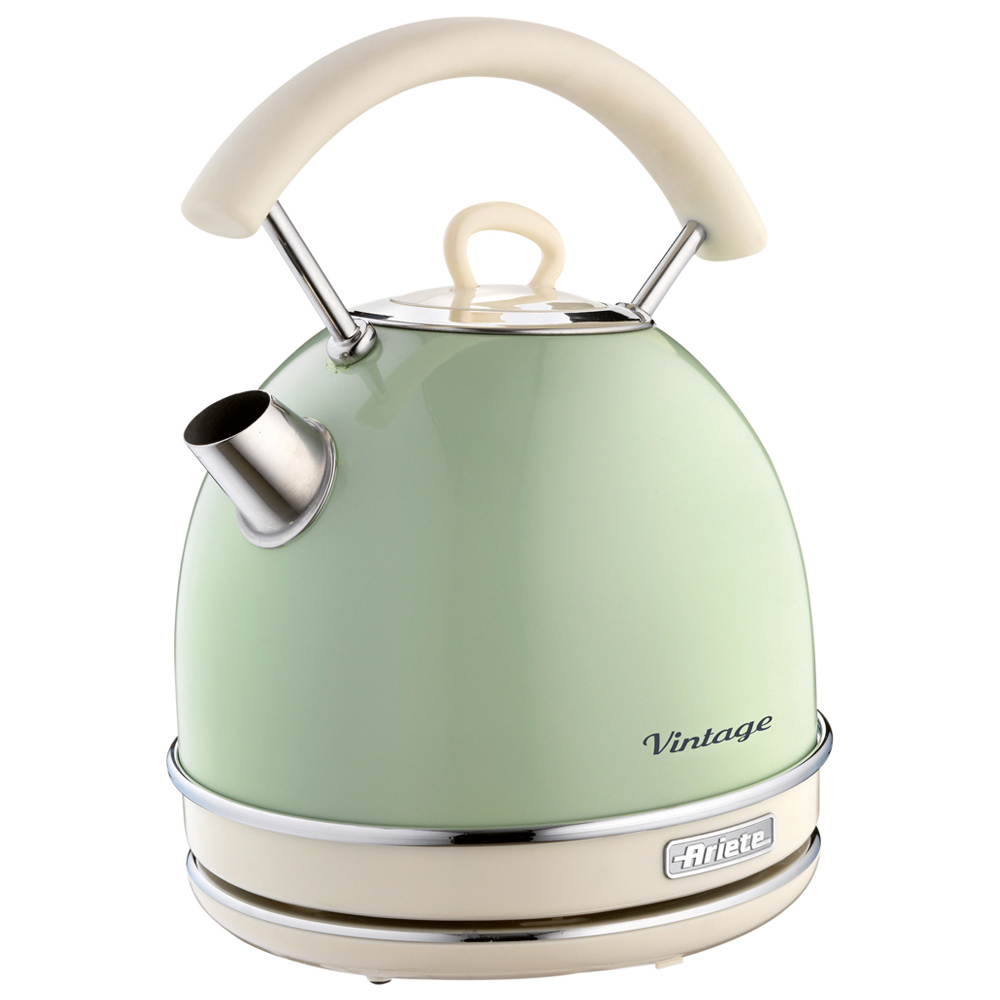 Ariete Vintage ARPK17 Green Dome Kettle 2 Slice Toaster and Espresso Coffee Maker Set Image 3
