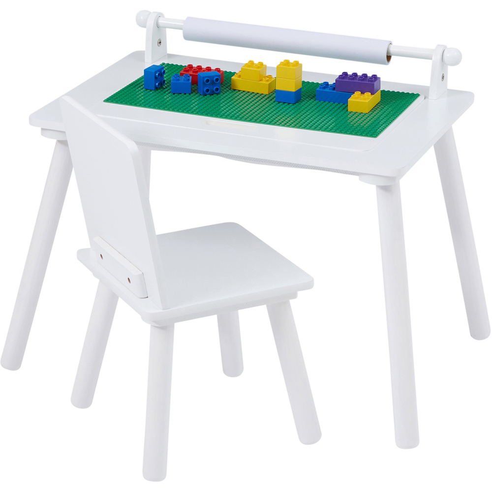 Liberty House Toys Kids White Writing Activity Table Image 2