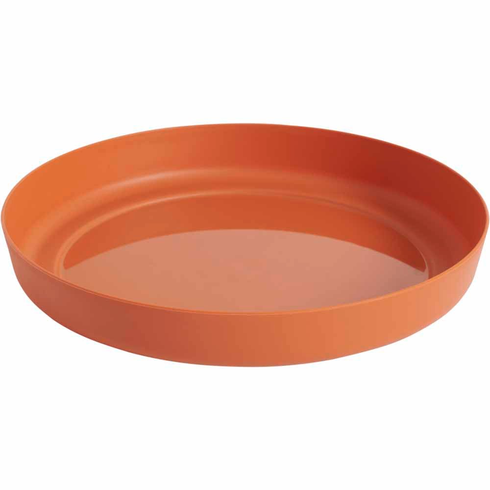 Clever Pots Terracotta Plastic 22.5cm Round Plant Pot Tray Image 1