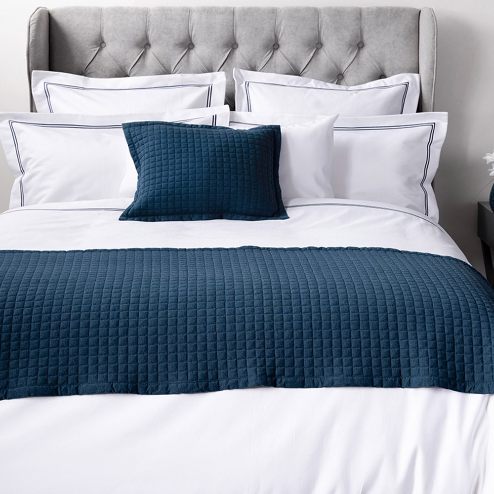 Serene Navy Crompton Runner 70 x 220cm Image 2