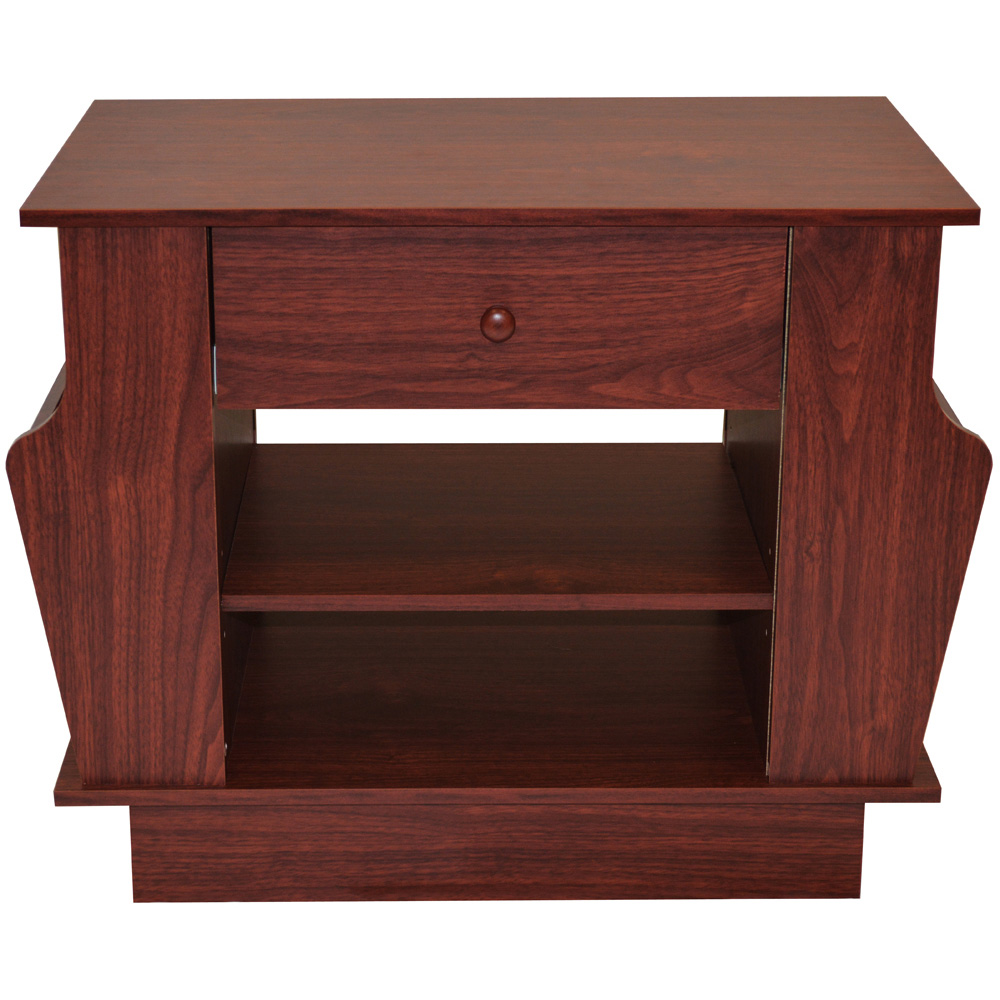 Watsons Companion Mahogany Large Storage Table with Magazine Rack Image 3