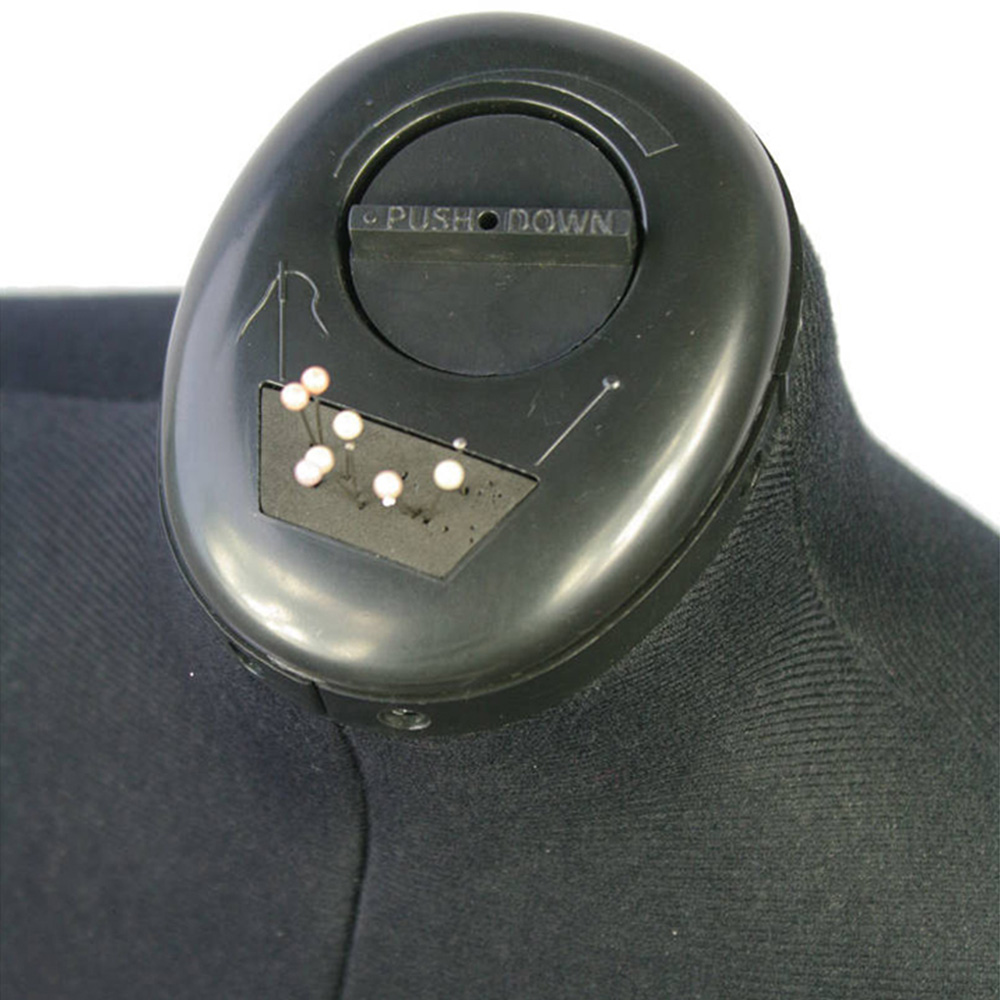 Sewing Online 023816-Black Black Adjustable 8-Part Dressmakers Dummy with Hem Marker Small Image 5