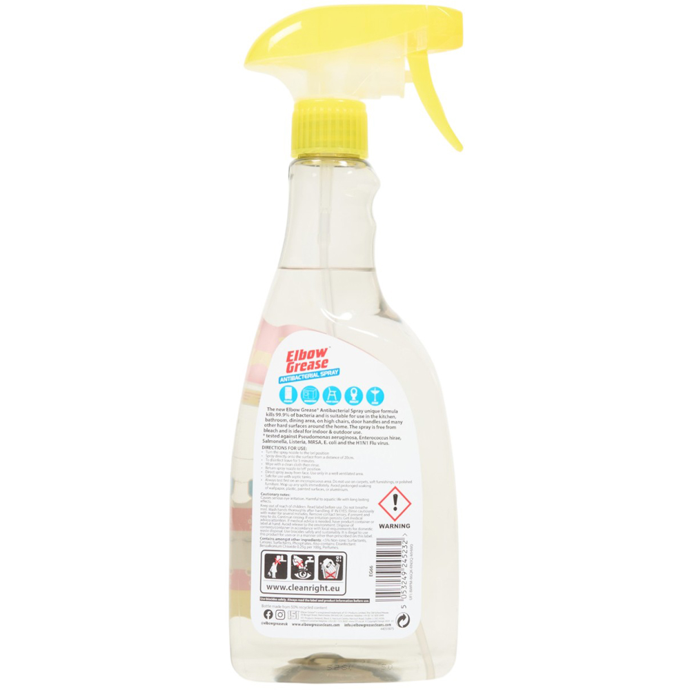 Elbow Grease Anti-Bacterial Spray 500ml Image 2